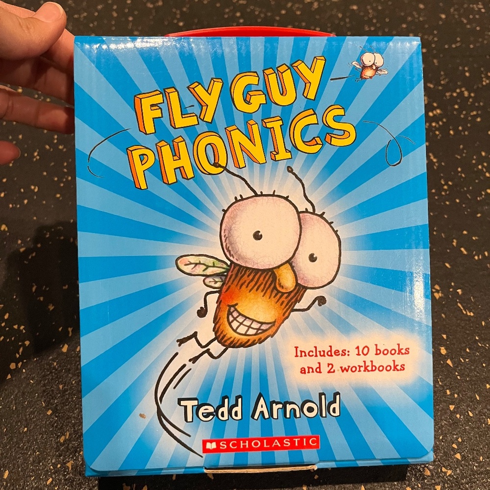 Box Set Fly Guy Phonics by Tedd Arnold 10 books and 2 workbooks